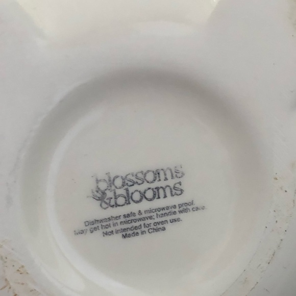 Blossoms & Blooms Bunny Rabbit Bowl Planter White & Pink - Spring Easter Decor - Picture 9 of 11